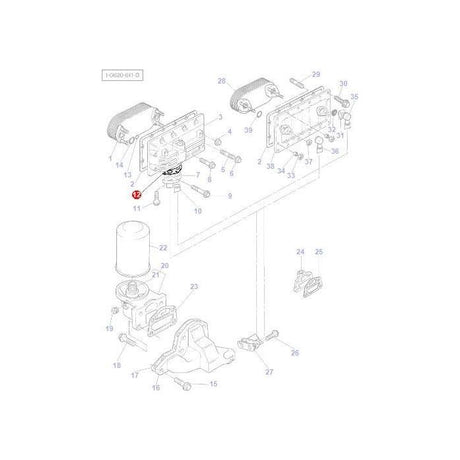 Massey Ferguson - Gasket - 3641287M1 - Farming Parts