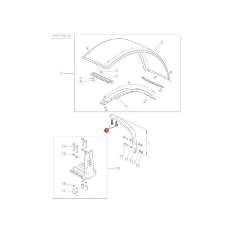 Massey Ferguson - Bolt M12X40 - 1441226X1 - Farming Parts