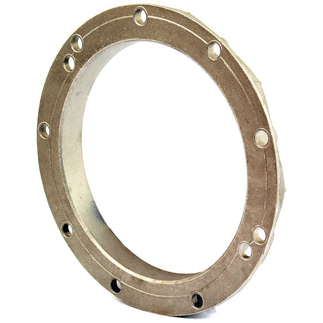 Close-up of a Sparex Rear Crankshaft Seal Housing (Part No. S.43213) flange with multiple holes arranged around its perimeter, perfect for securing the rear oil cover.