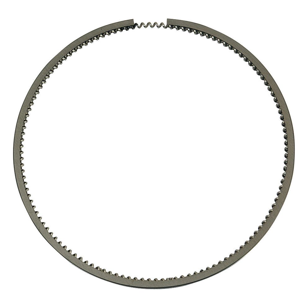 The Sparex Piston Ring (Part No. S.43267) features a circular, chrome-plated design with a jagged, gear-like inner edge and includes a small gap at the top.