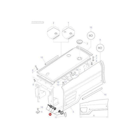 Massey Ferguson - Fastner Complete - 3901498M91 - Farming Parts