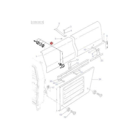 Massey Ferguson - Fastner Complete - 3700017M93 - Farming Parts