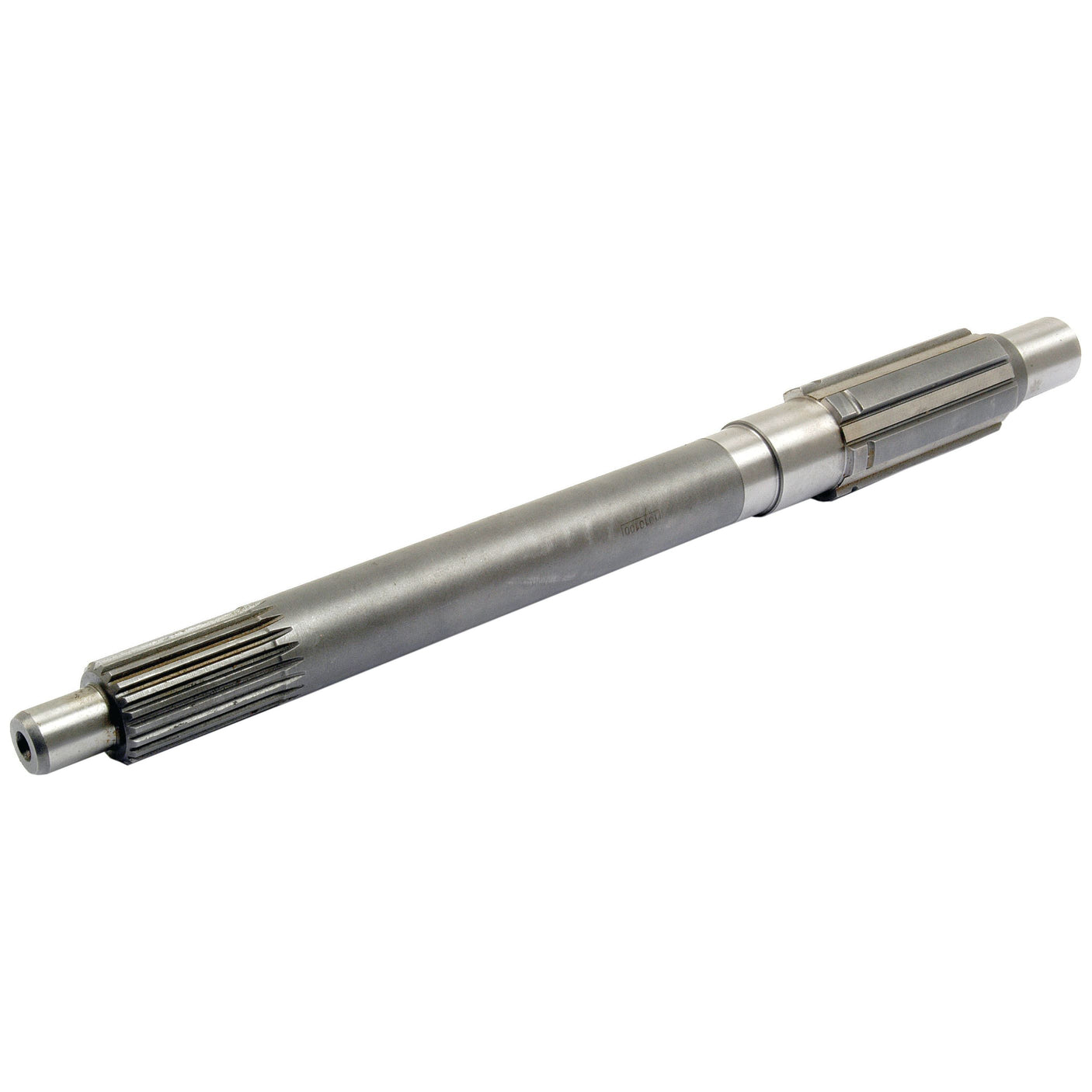 A Main Shaft (Sparex Part No. S.43436) by Sparex, featuring cylindrical and grooved sections for efficient torque transmission, is commonly used in mechanical applications and often found in models like the Massey Ferguson 265.