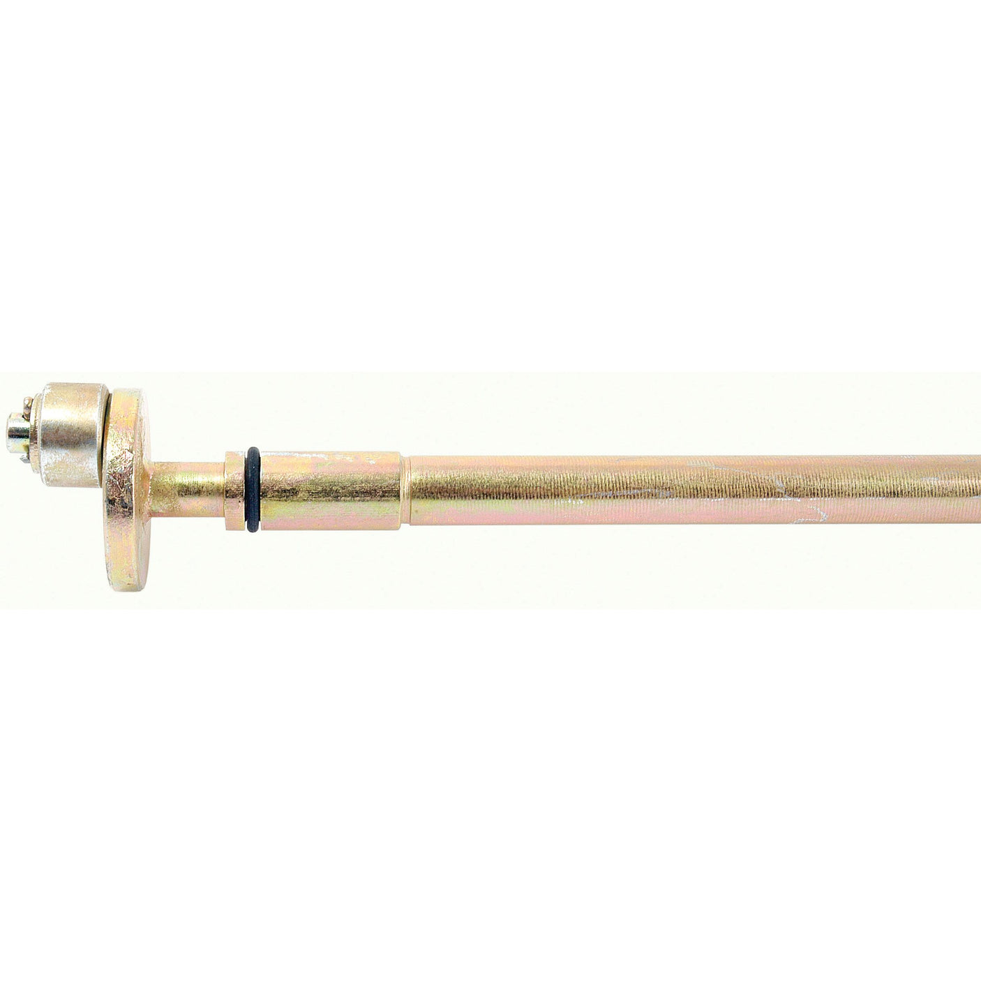 The Sparex Hydraulic Control Shaft (Part No. S.43474) is a metallic shaft with a round head and a black O-ring near one end, shown against a white background.