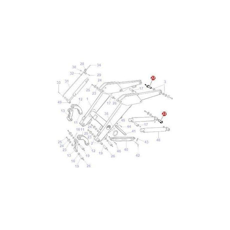 Massey Ferguson - Pin 30x96 - AL1116930 - Farming Parts