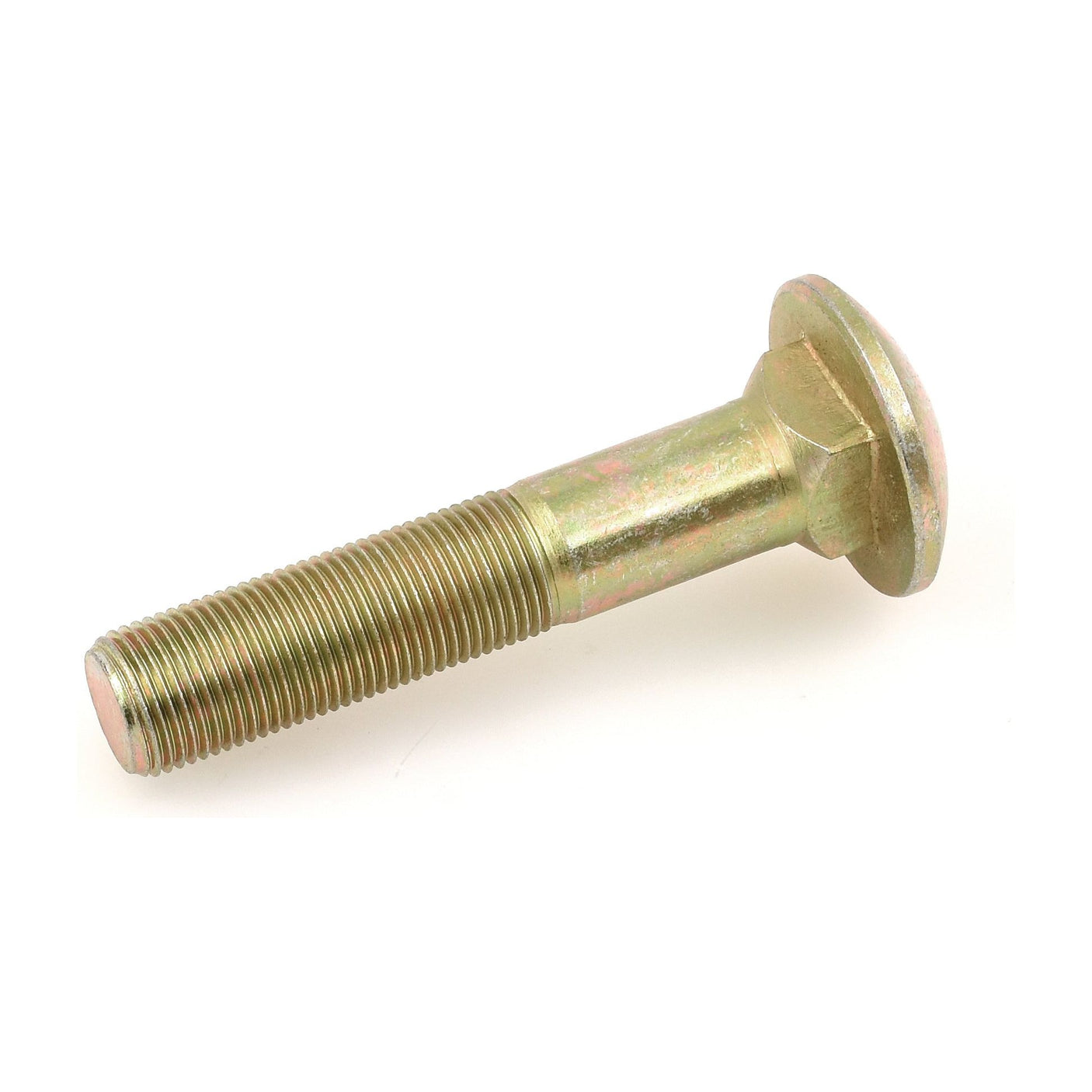 This Sparex Square Wheel Bolt M18 x 1.5 x 95mm (Sparex Part No. S.43523) features a hexagonal head and threaded shaft, making it perfect for fastening materials together with precision on Massey Ferguson machinery.