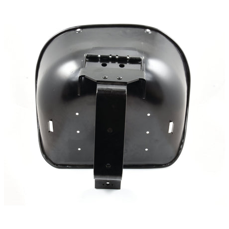 A front-view black plastic mounting bracket with multiple holes, crafted for surface attachment and perfect for Massey Ferguson equipment, available as part of the Sparex Seat Assembly (Sparex Part No. S.43577) from Sparex.