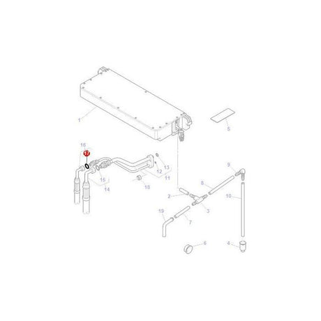 Massey Ferguson - O Ring Air Con Pipe - 3010471X1 - Farming Parts