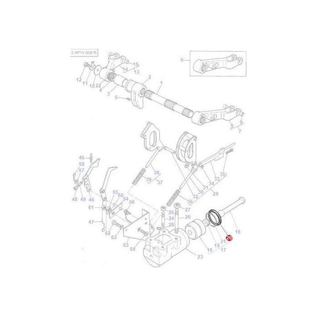 Massey Ferguson - Seal Lift Piston - 3761476M1 - Farming Parts