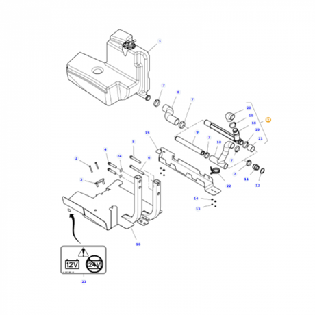 Massey Ferguson - Hose Assembly - 4383589M92 - Farming Parts