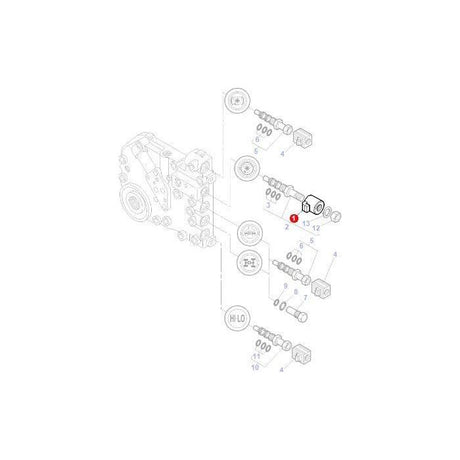 Massey Ferguson - Solenoid Side Plate - 3791412M1 - Farming Parts