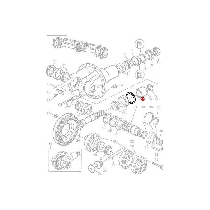 Massey Ferguson - Shim - 3428927M1 - Farming Parts
