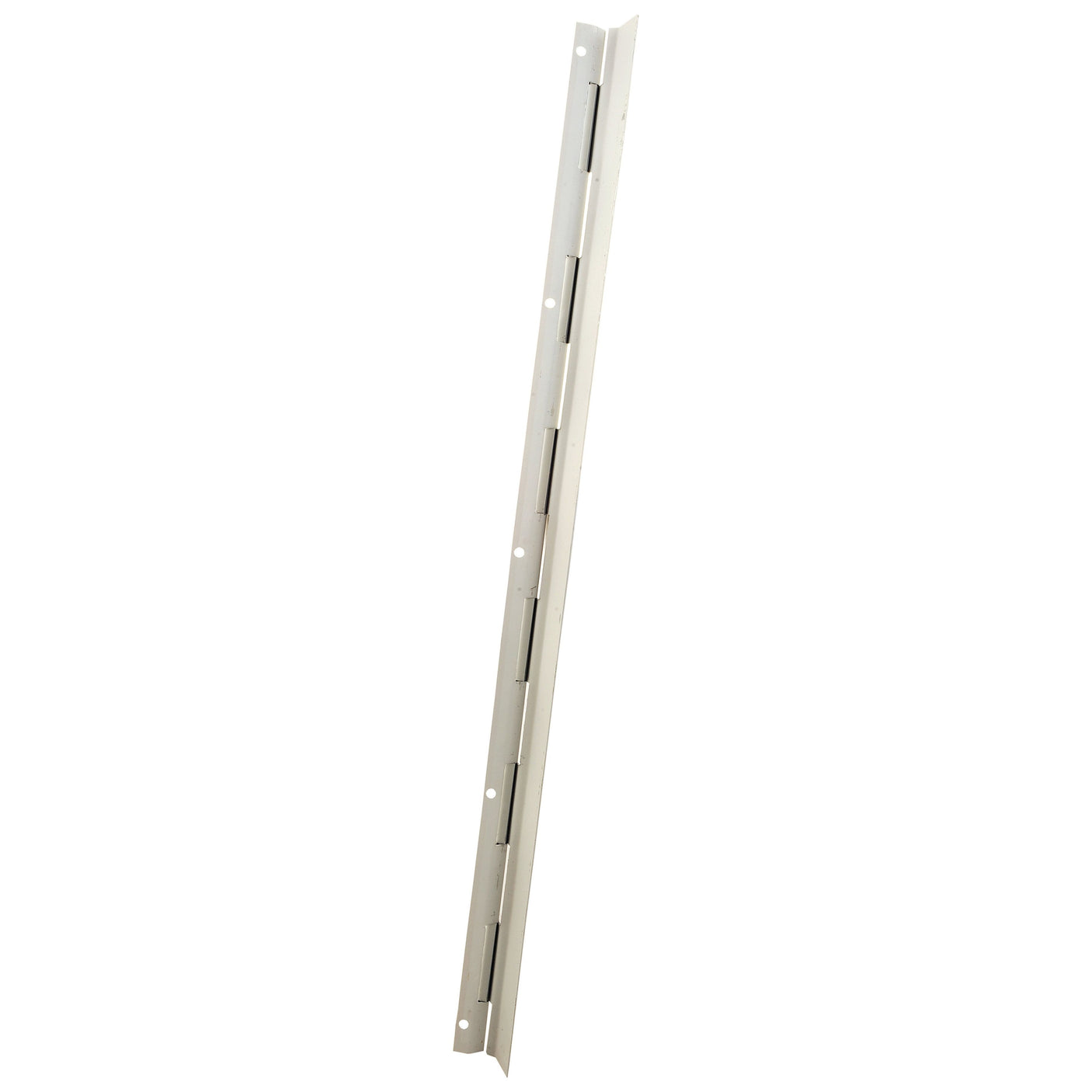 A long metal hinge with five screw holes along its length, compatible with the Sparex Door Frame (Part No. S.43952) for Massey Ferguson door frames.