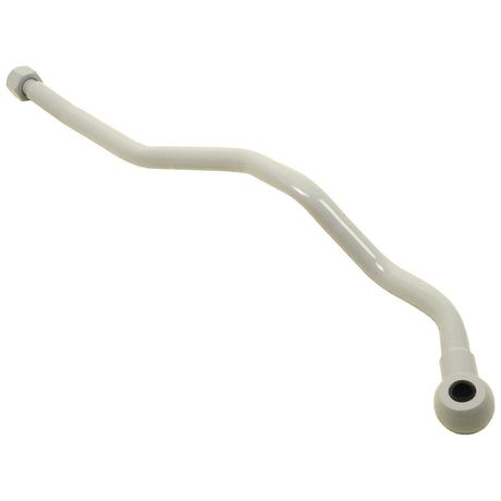 A white, curved hydraulic oil tube with fittings on both ends from the Sparex brand (Sparex Part No. S.44014).