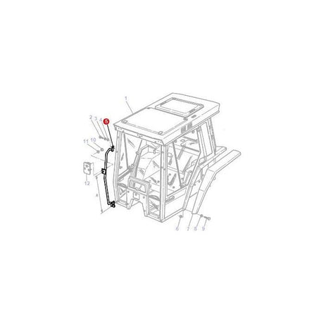 Massey Ferguson - Handle R/H - 3582532M91 - Farming Parts