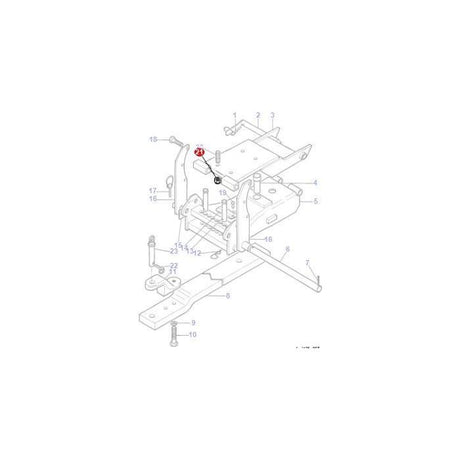 Massey Ferguson - Nut 3/4unf Lock - 376451X1 - Farming Parts