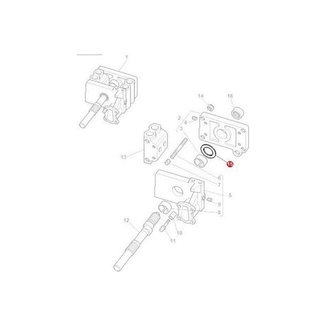 Massey Ferguson - Washer - 1664589M1 - Farming Parts