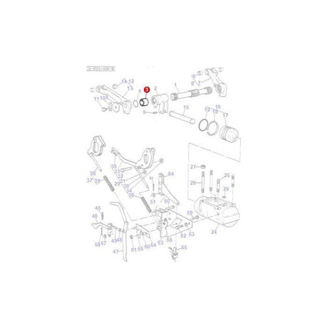 Massey Ferguson - Bush Cross Shaft - 1870934M1 - Farming Parts