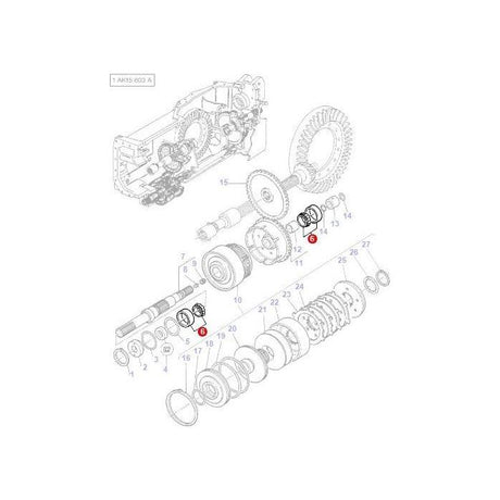 Massey Ferguson - Bearing - 339481X1 - Farming Parts