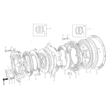 Massey Ferguson - Bolt Clutch Finger - 181121M1 - Farming Parts