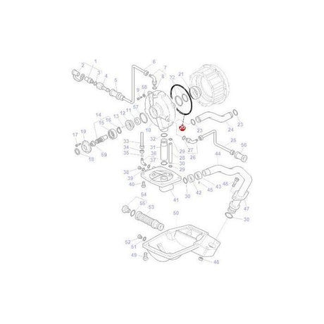 Massey Ferguson - O Ring Wet Clutch - 378293X1 - Farming Parts