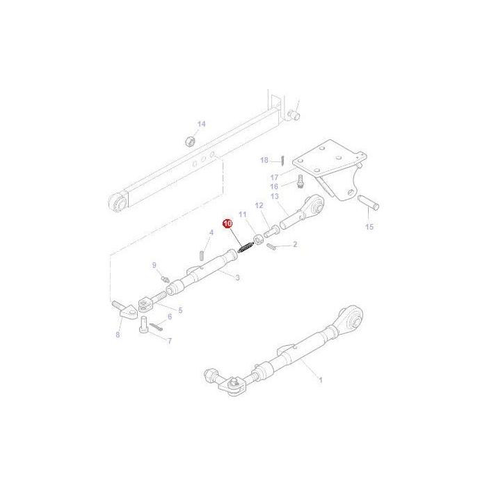 Massey Ferguson - Spring Stabilisers - 3615711M1 - Farming Parts