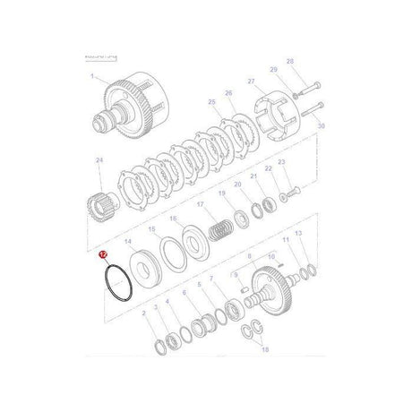 Massey Ferguson - Piston Seal - 3582933M1 - Farming Parts