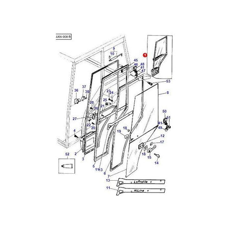 Massey Ferguson - Door Complete L/H - 3900687M92 - Farming Parts