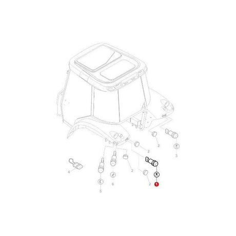 Massey Ferguson - Pto Switch on/off - 4284629M1 - Farming Parts