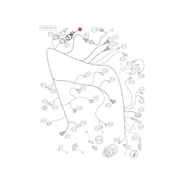 Massey Ferguson - Relay 12v - 50amp - 3779879M1 - Farming Parts