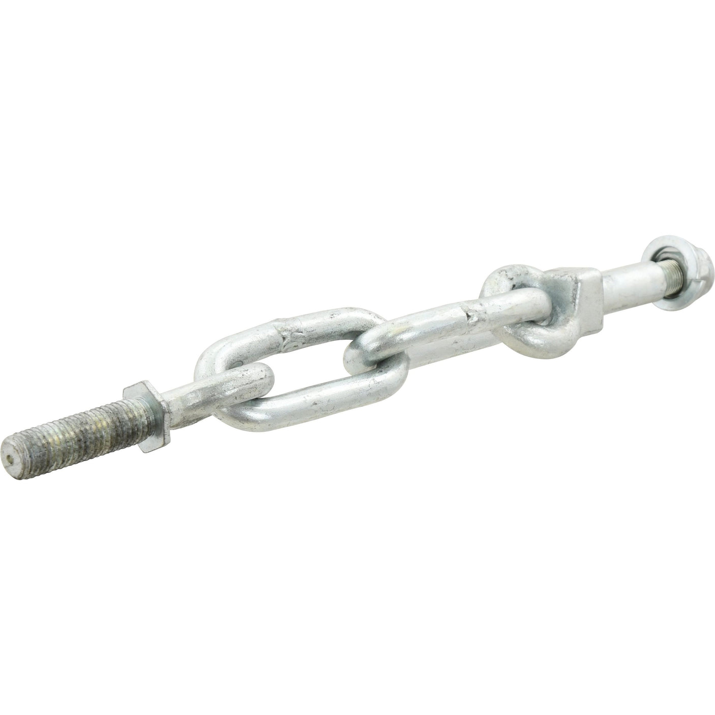 The Check Chain, branded by Sparex and identified with Part No. S.4459, has 4 metal links with a hole diameter of Ø20mm and a length of 76mm. It features a bolt and nut assembly, ideal for fastening or securing applications.