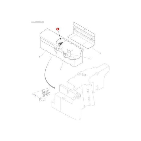 Massey Ferguson - Screw Retaining - 4284815M1 - Farming Parts