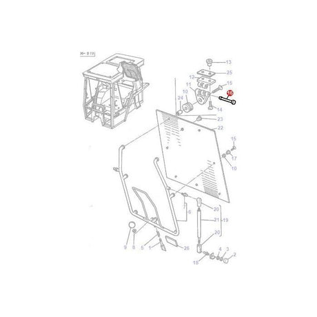 Massey Ferguson - Clevis Pin - 3385322M1 - Farming Parts