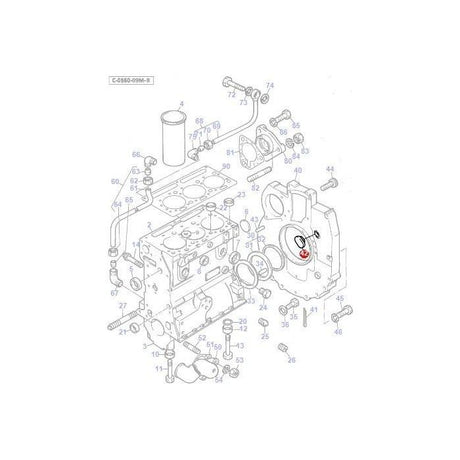 Massey Ferguson - Rubber Plug - 4226916M1 - Farming Parts