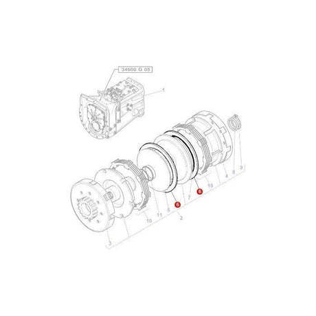 Massey Ferguson - Spring Plate - 3699580M1 - Farming Parts