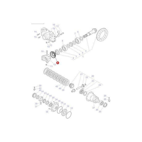 Massey Ferguson - Seal Differential - 3785540M1 - F339300020060 - Farming Parts