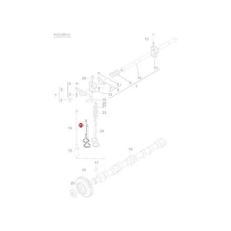 Massey Ferguson - Valve Exhaust - V837069002 - Farming Parts