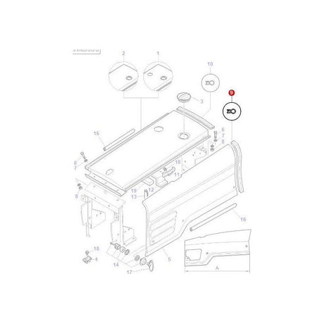 Massey Ferguson - Seal - 3815428M1 - Farming Parts