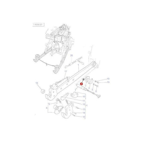 Massey Ferguson - Bush Locking Plate - 3384183M2 - Farming Parts