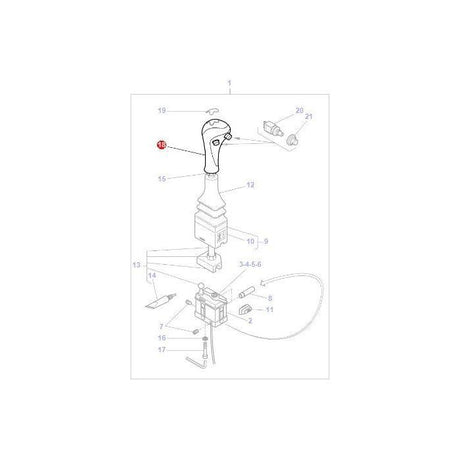 Massey Ferguson - Control Lever - AL5020377 - Farming Parts