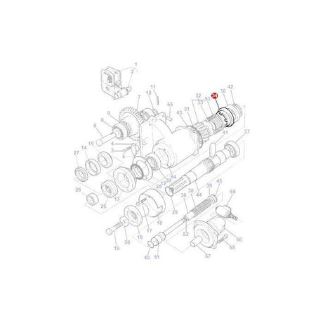 Massey Ferguson - Coupler - 3611837M2 - Farming Parts