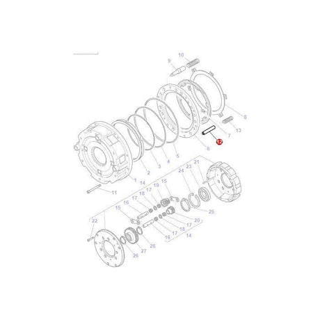 Massey Ferguson - Clevis Pin - 3793636M1 - Farming Parts