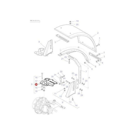 Massey Ferguson - Pivot L/H - 4273669M2 - Farming Parts