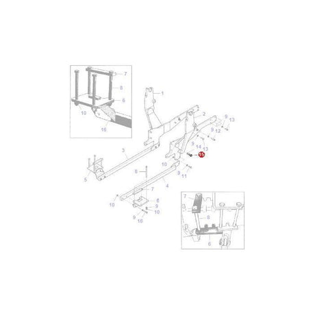 Massey Ferguson - Bolt M20x50 - AL5002206 - Farming Parts