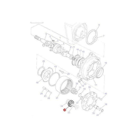 Massey Ferguson - Gear - 3426730M1 - Farming Parts