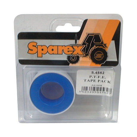 A package of Sparex PTFE tape, with model number S.4562, containing 12mm x 12m blue tape visible inside a clear plastic packaging labeled with a barcode and featuring the Agripak branding.