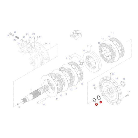 Fendt - Compression Ring - X560713601000 - Farming Parts