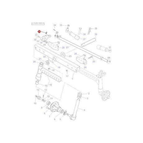 Massey Ferguson - Woodruff Key - 350355X1 - Farming Parts