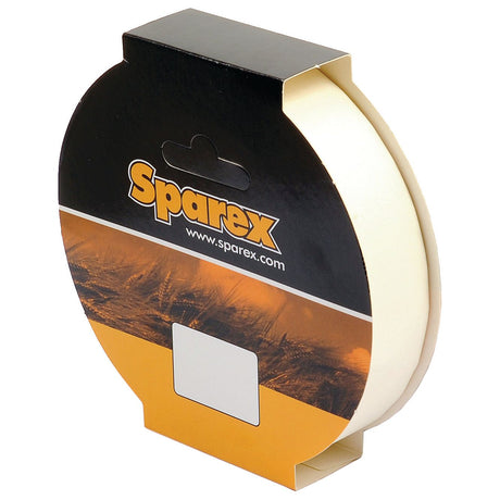 A roll of 25mm wide masking tape, 50 meters long, in a black and yellow cardboard dispenser with the brand name "Sparex" printed on the front. The product is identified as Sparex Part No. S.4598.