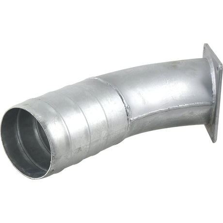 45Â° Pipe with Flange and Hose End 6'' (150mm) x (150mm) (Galvanised) - S.136707 - Farming Parts